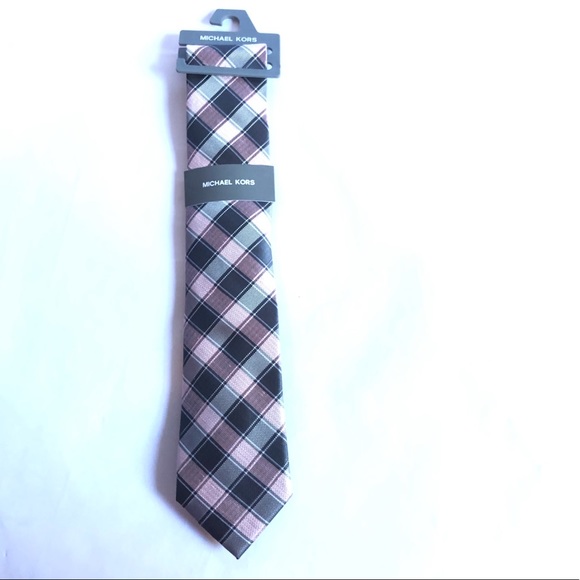 Michael Kors Men’s Polyester & Linen Tie - Picture 2 of 6